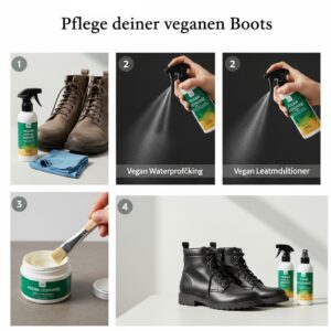 Pflege deiner veganen Boots