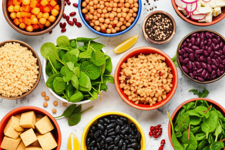 ernährungsplan vegan protein